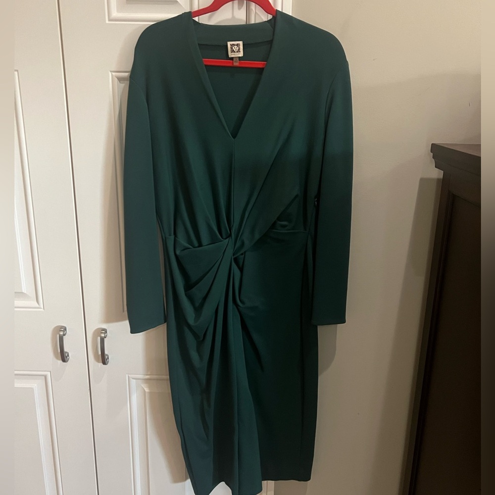 Ann Taylor Emerald Green Dress